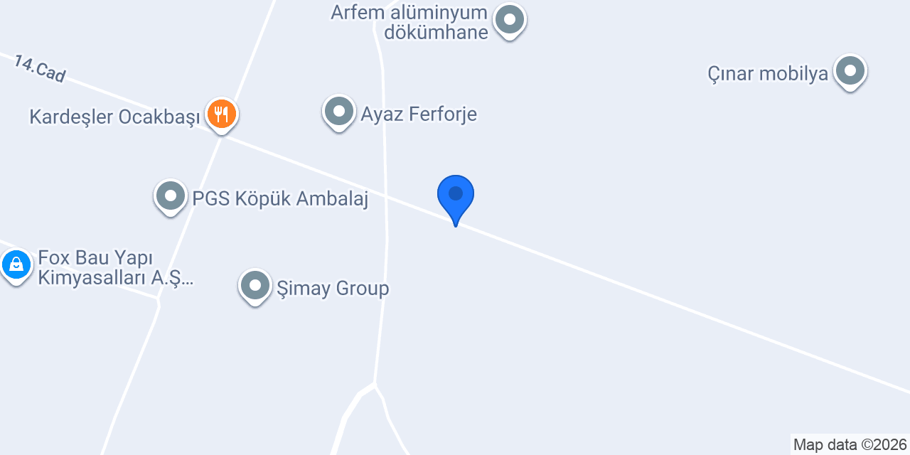 Meç Alüminyum konumu