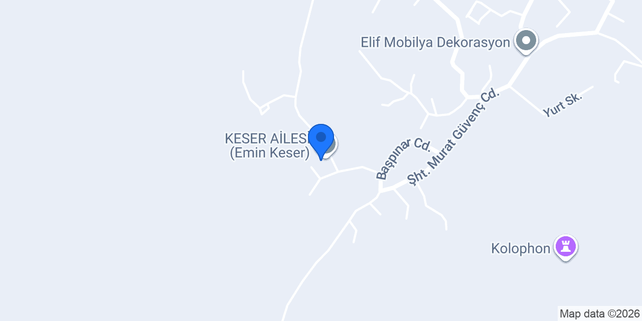KESER AİLESİ (Emin Keser) konumu