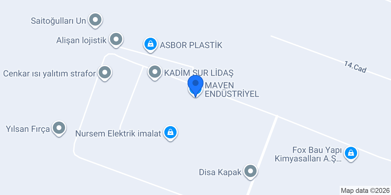 MAVEN ENDÜSTRİYEL konumu