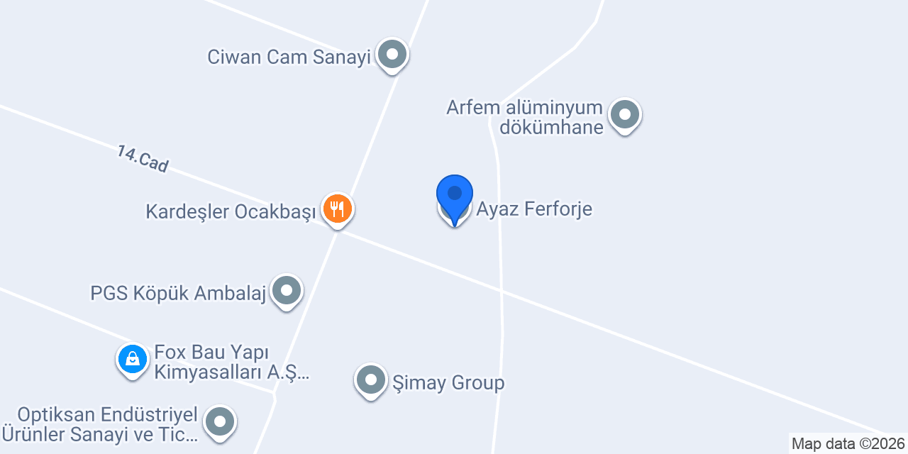 Ayaz Ferforje konumu