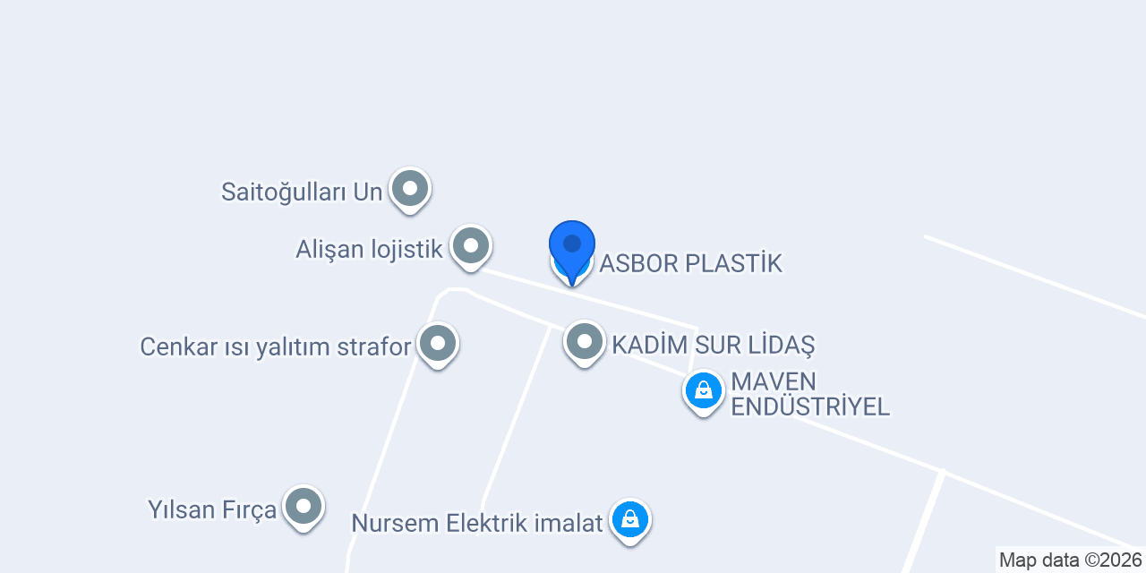 ASBOR PLASTİK konumu