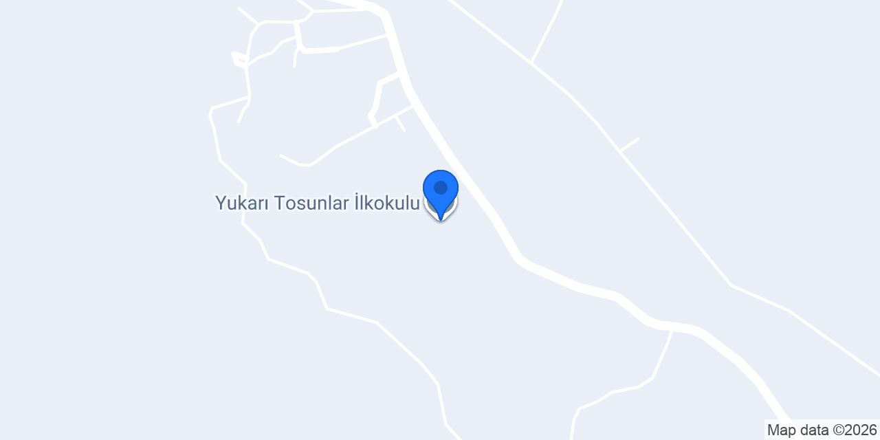 Yukarı Tosunlar İlkokulu konumu