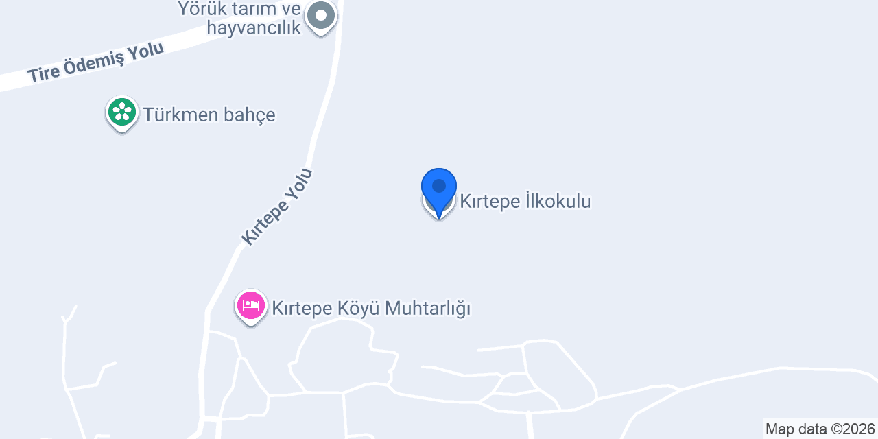Kırtepe İlkokulu konumu