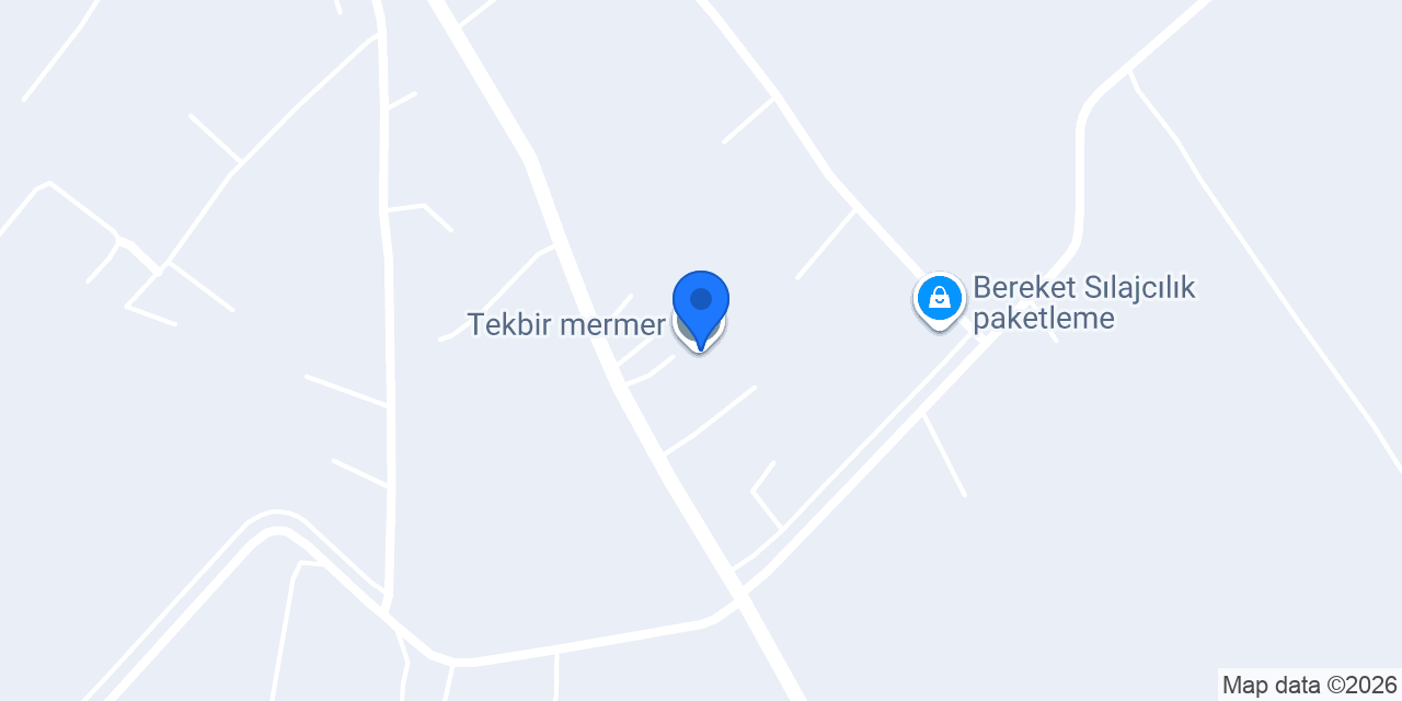 Tekbir mermer konumu