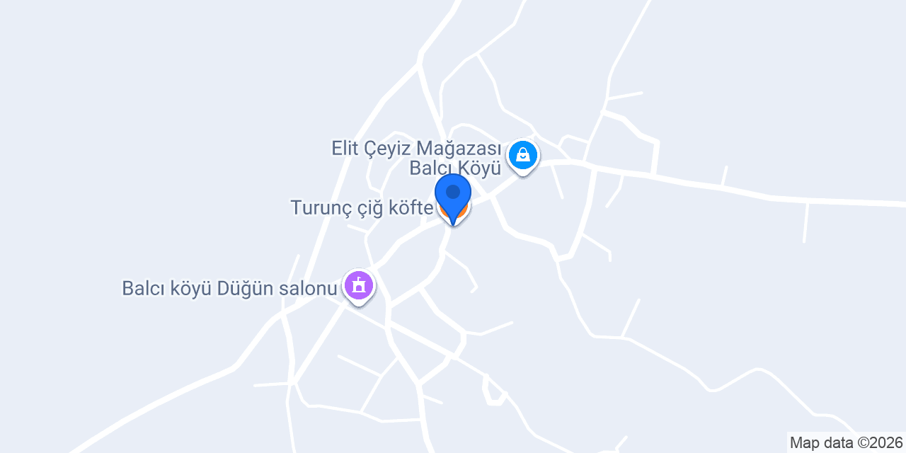 Turunç çiğ köfte konumu