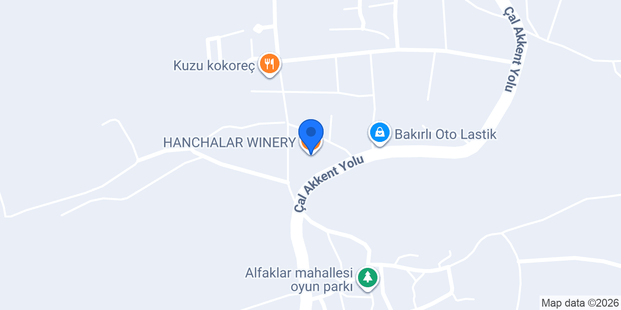 HANCHALAR WINERY konumu