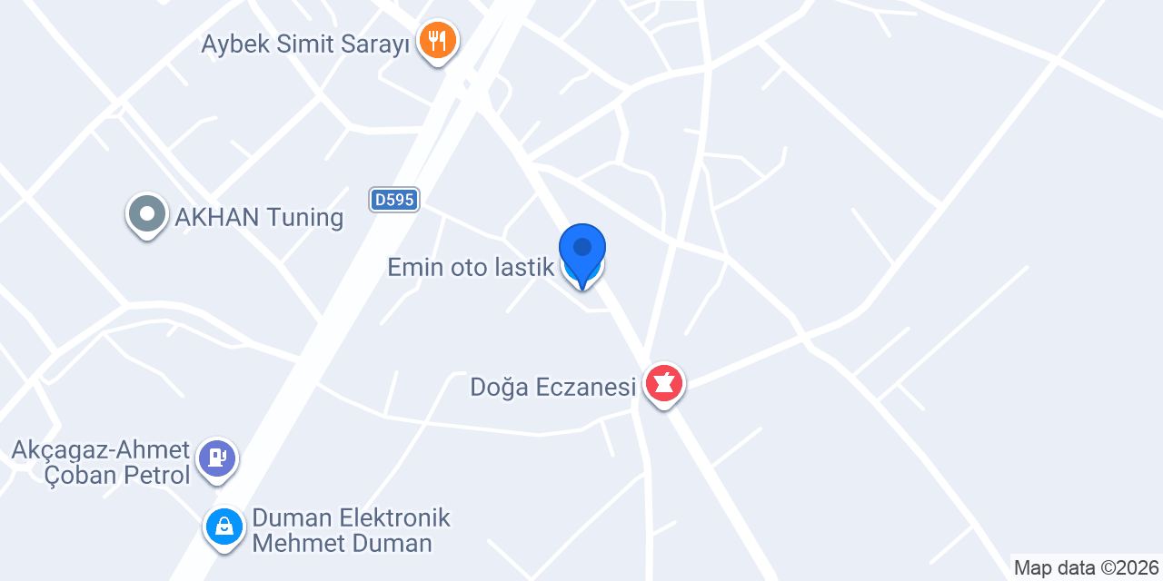 Emin oto lastik konumu