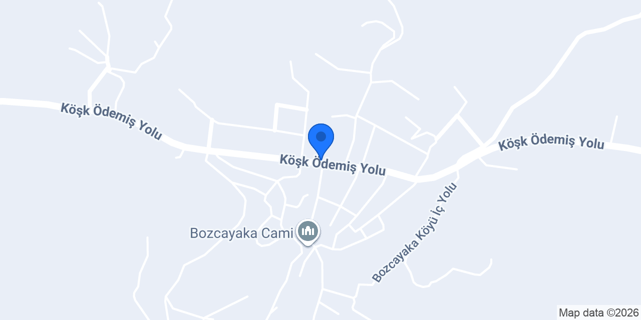 Bozcayaka Köyü Muhtarlığı konumu