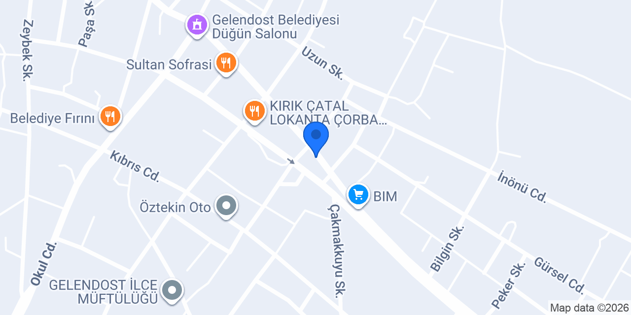 Şafak Gıda konumu
