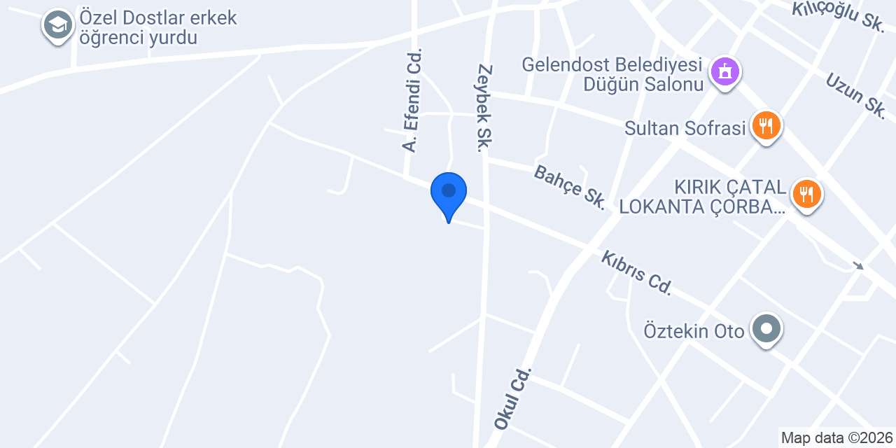GÖKMENOGLU otomotiv konumu