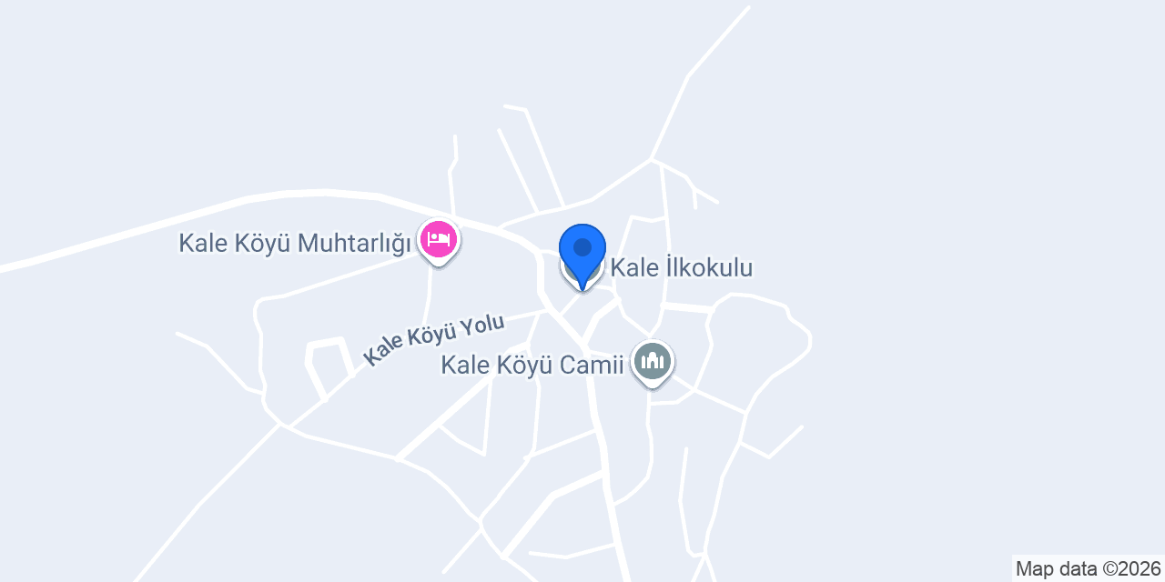 Kale İlkokulu konumu