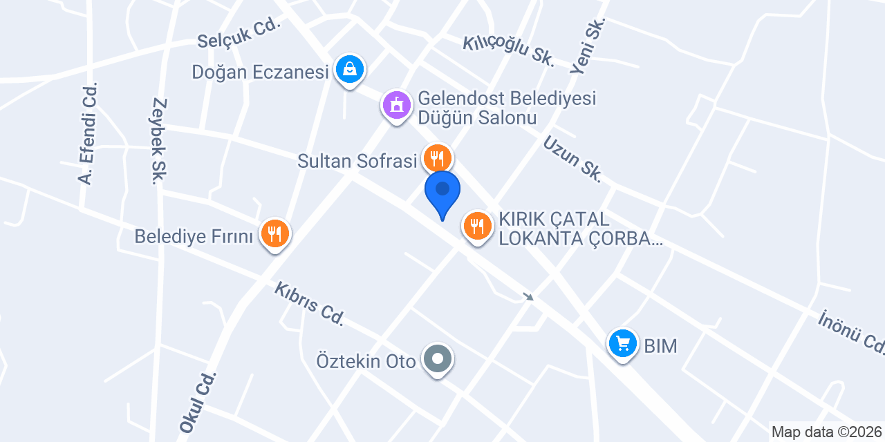 Hira Çiçek & Organizasyon konumu
