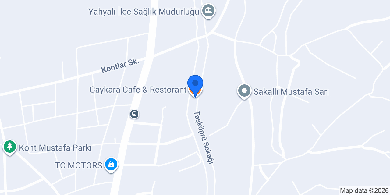 Çaykara Cafe & Restorant konumu