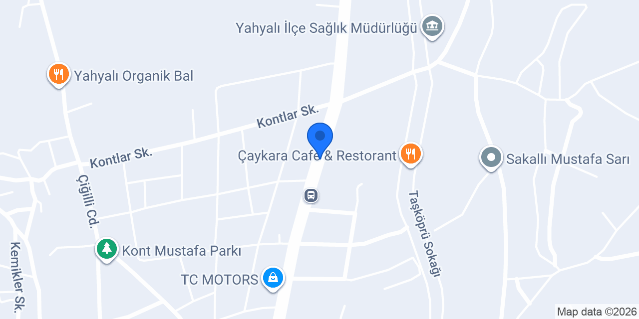 Yahyalı Orman İşletme Müdürlüğü konumu