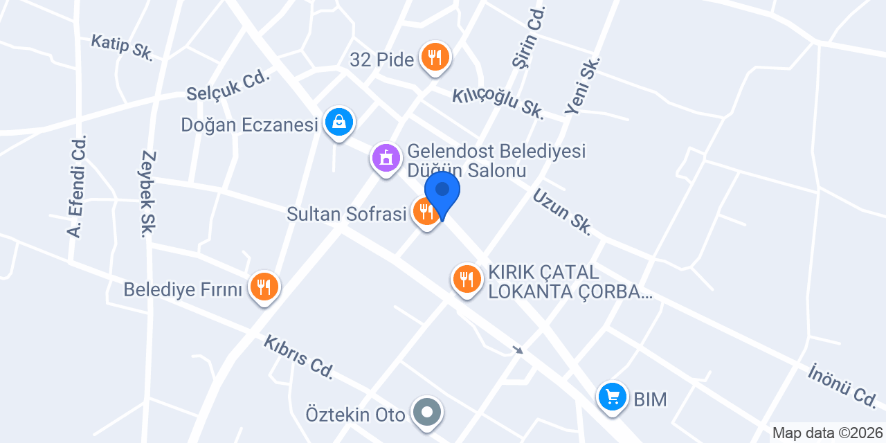 Otel ALiMOGLU konumu