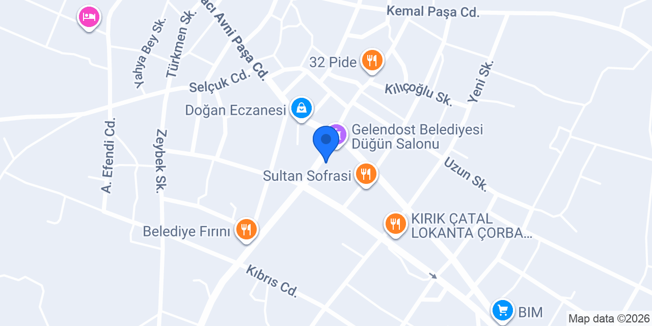 Kıyak Döner konumu