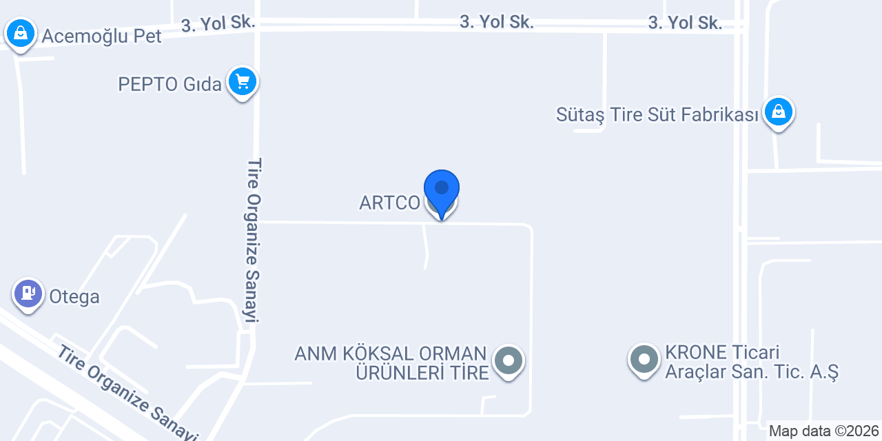 ARTCO konumu