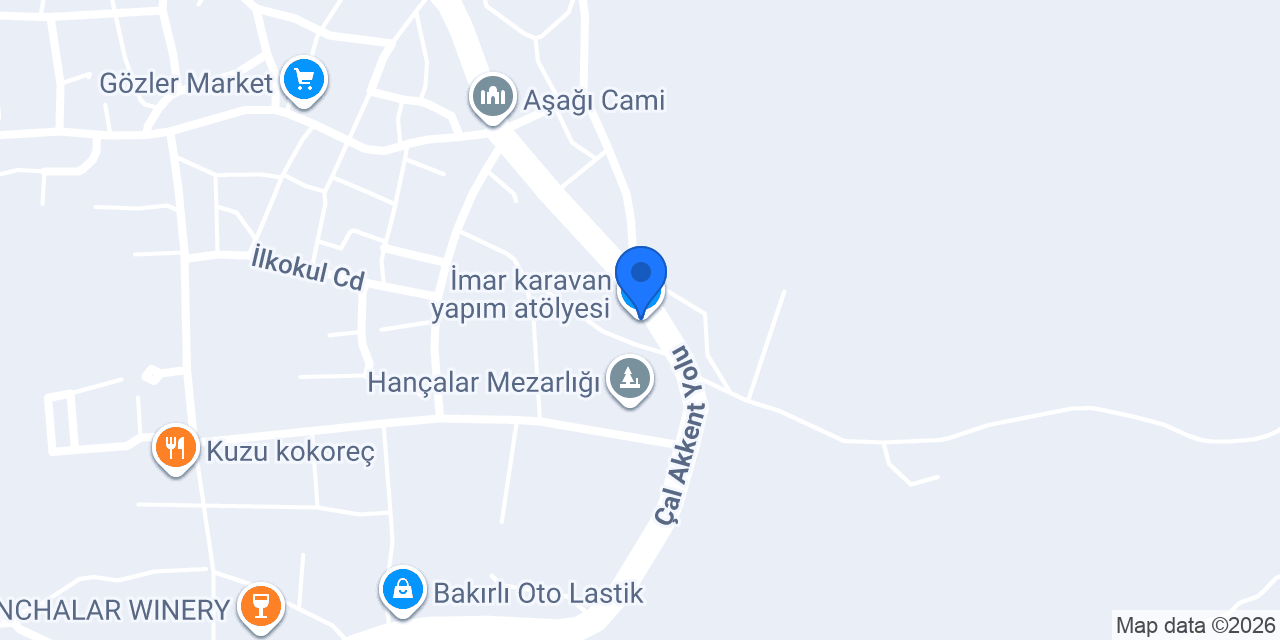 İmar karavan yapım atölyesi konumu