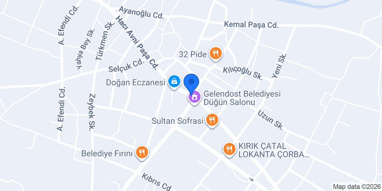 Çiçekçi kadir konumu