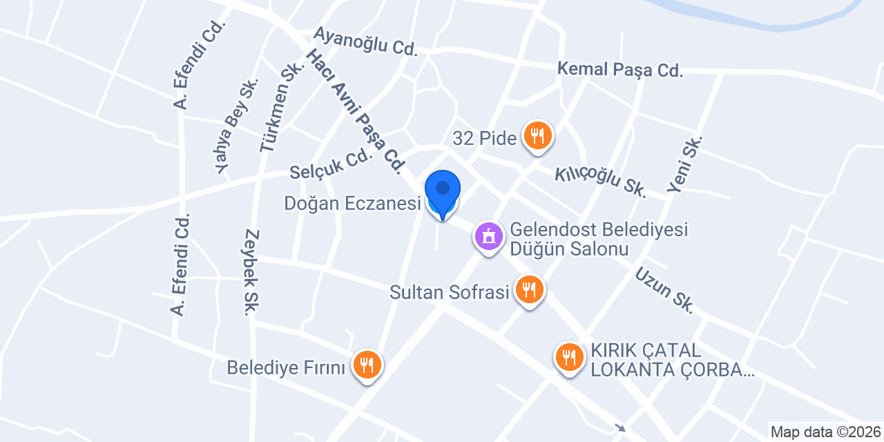 Doğan Eczanesi konumu