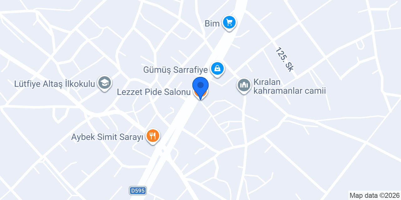 Lezzet Pide Salonu konumu