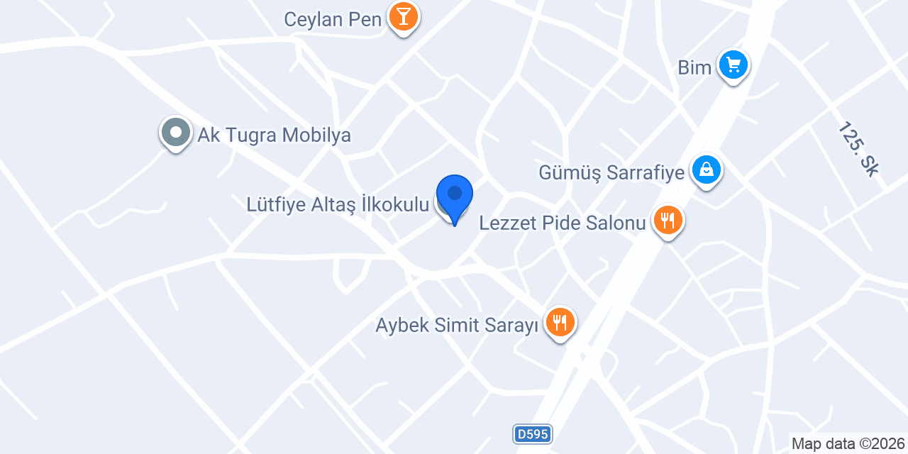 Lütfiye Altaş İlkokulu konumu