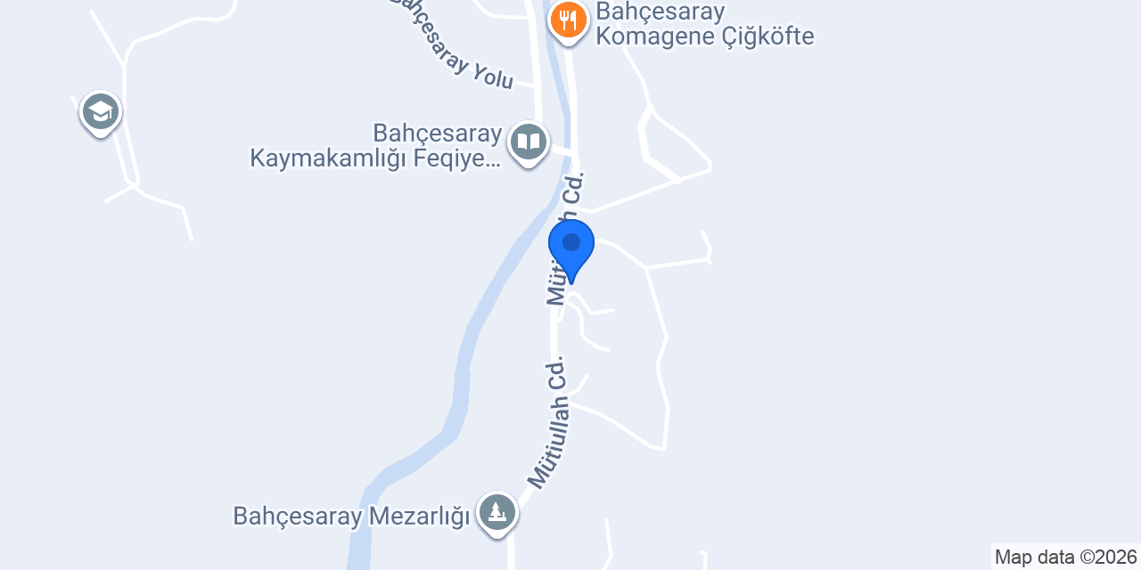 Bahçesaray 1 nolu Aile Sağlığı Merkezi konumu