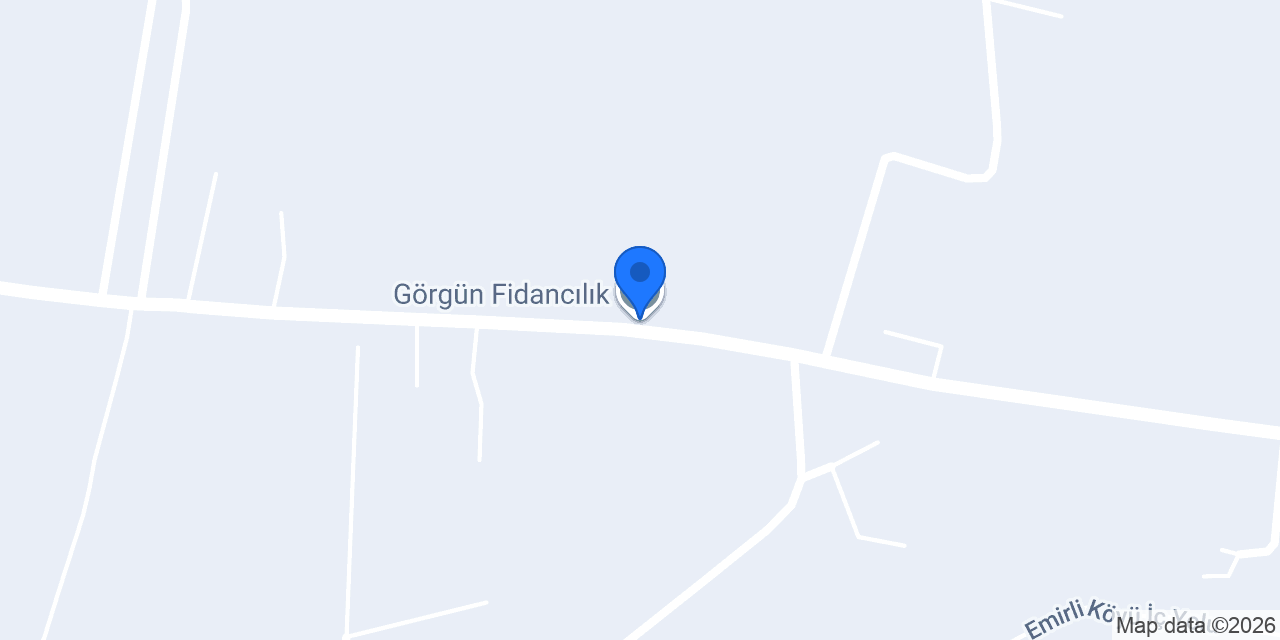 Görgün Fidancılık konumu