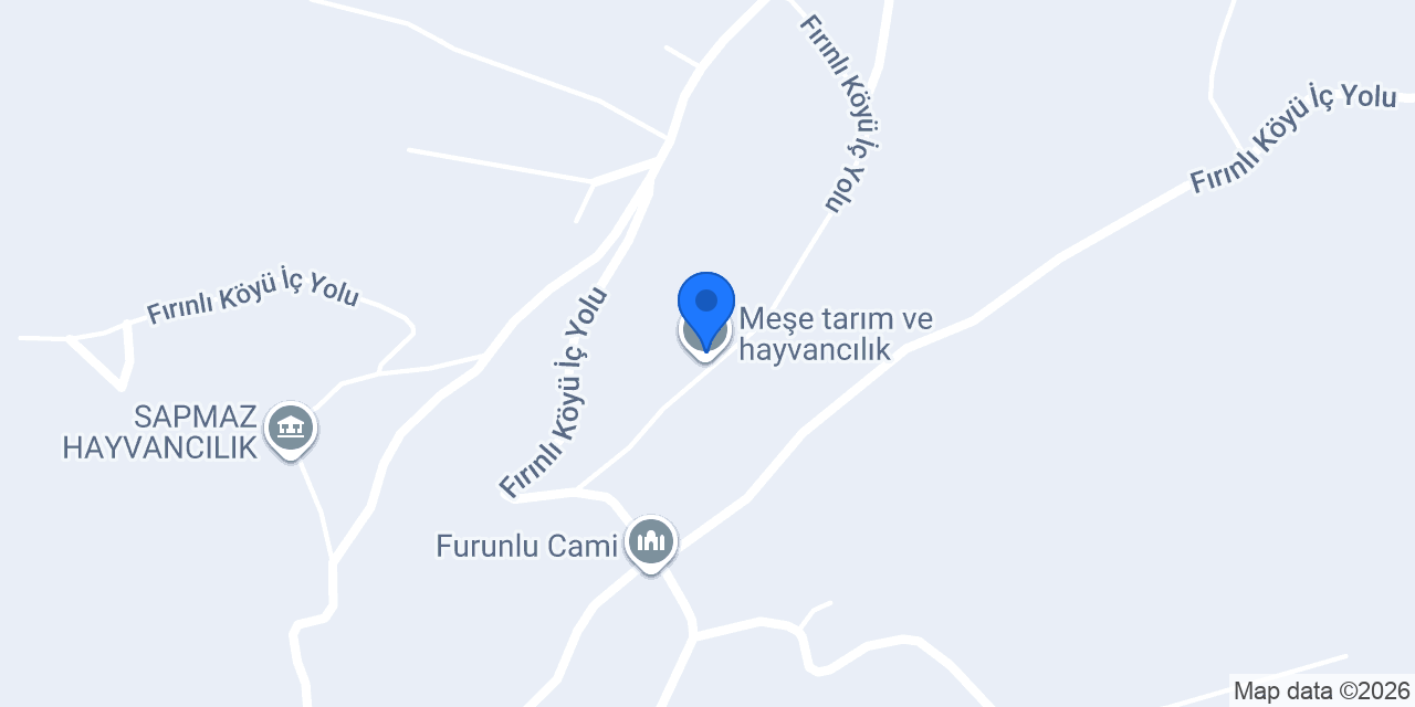 Meşe tarım konumu
