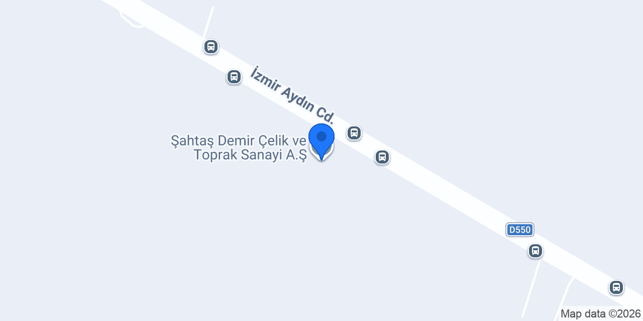 Şahtaş Demir Çelik ve Toprak Sanayi A.Ş. konumu