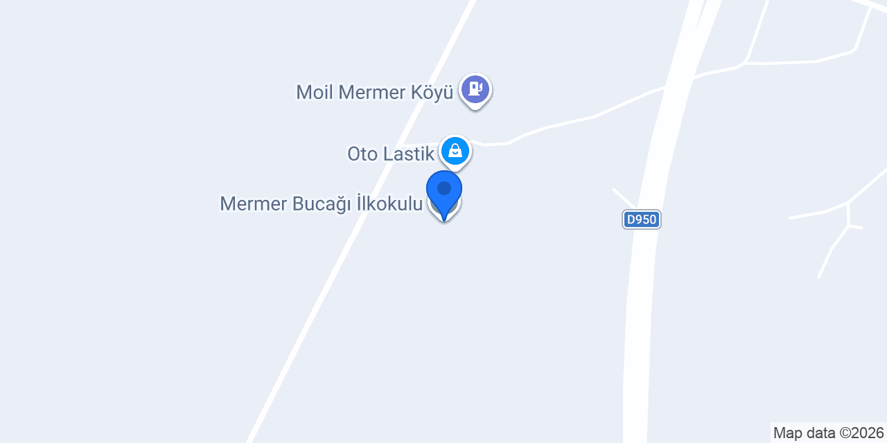 Mermer Bucağı İlkokulu konumu