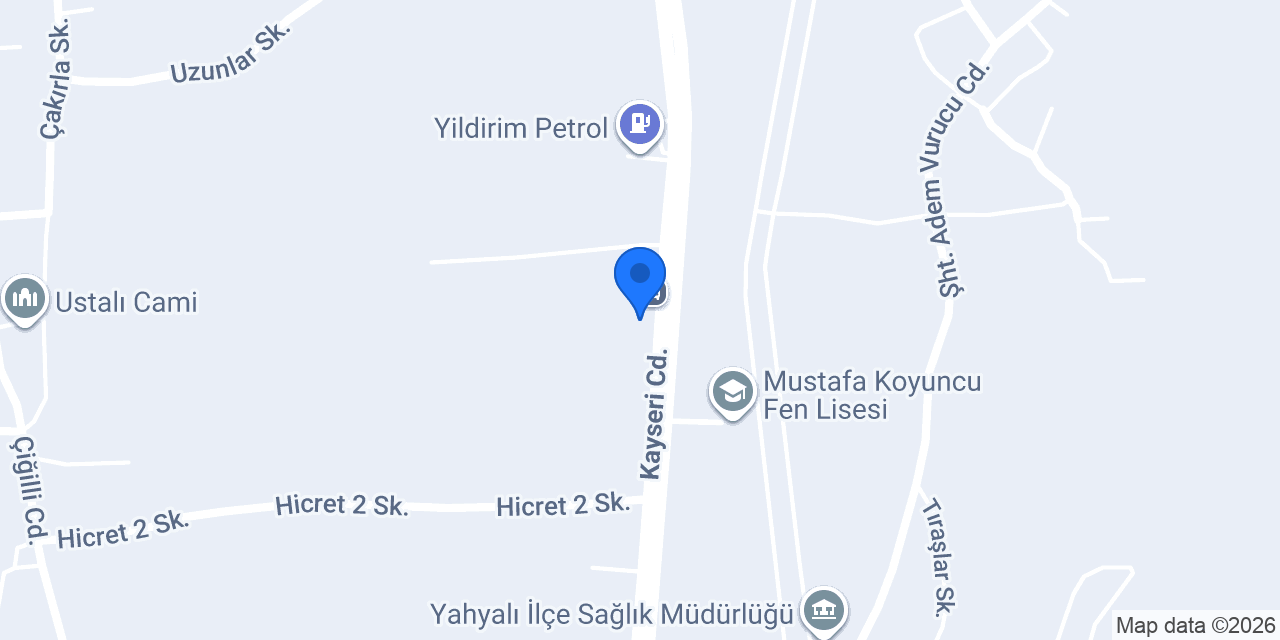 Ömer-Emine Akın Anadolu Lisesi konumu