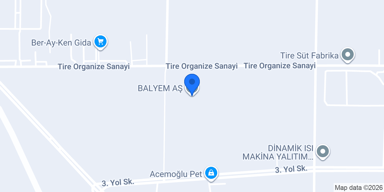 BALYEM AŞ konumu