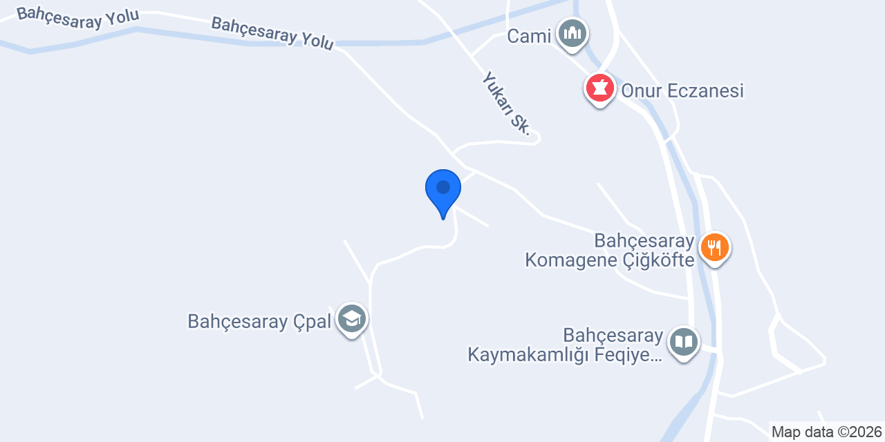 Bahçesaray Halı Koltuk Yıkama konumu
