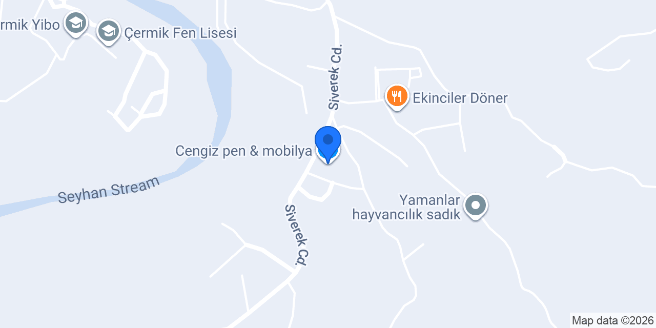 Cengiz pen & mobilya konumu
