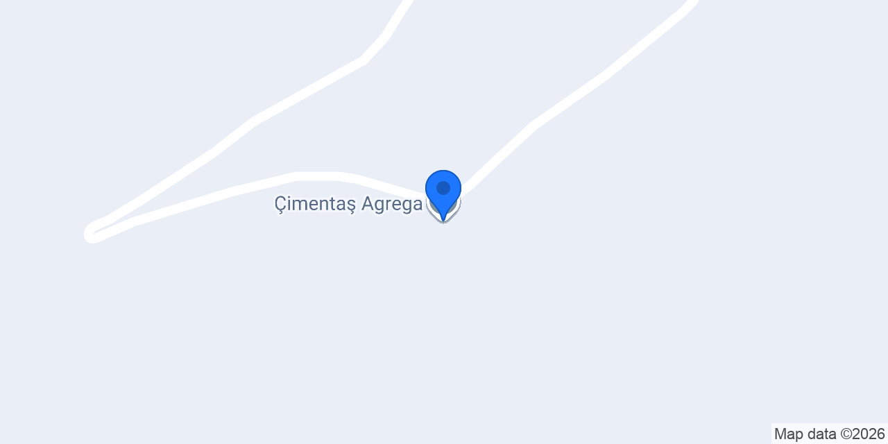 Çimentaş Agrega konumu