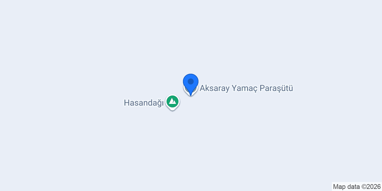 Aksaray Yamaç Paraşütü konumu
