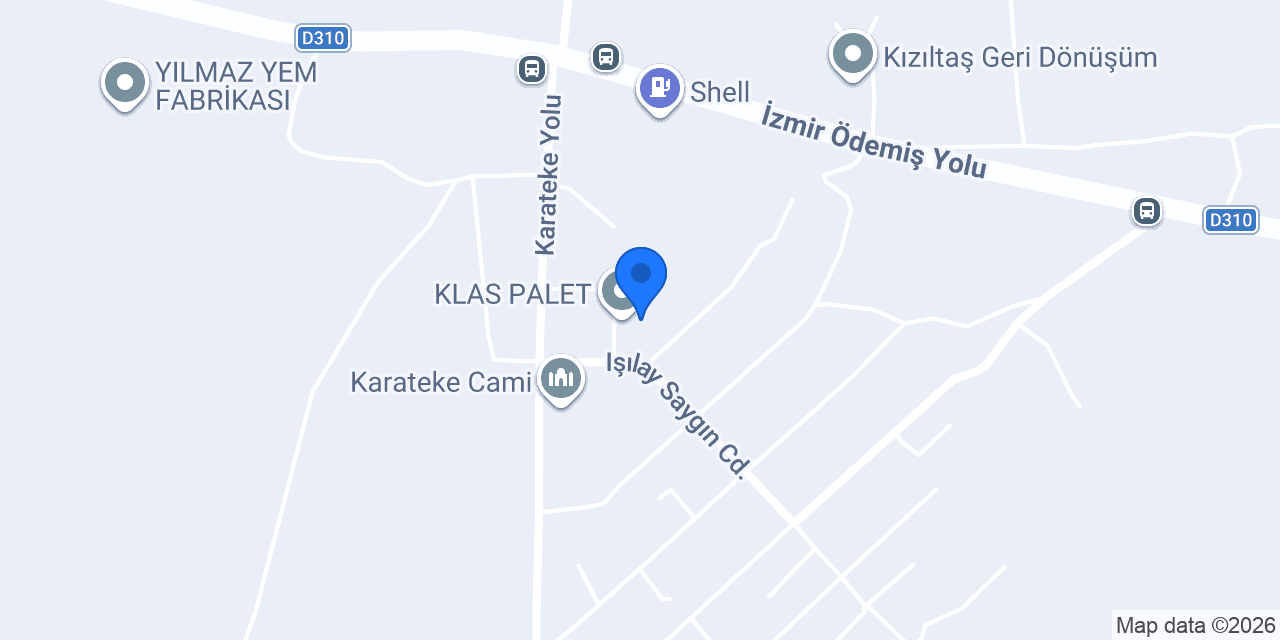 KLAS PALET konumu