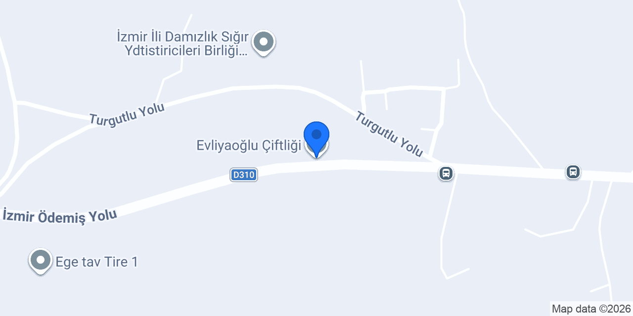 Evliyaoğlu Çiftliği konumu