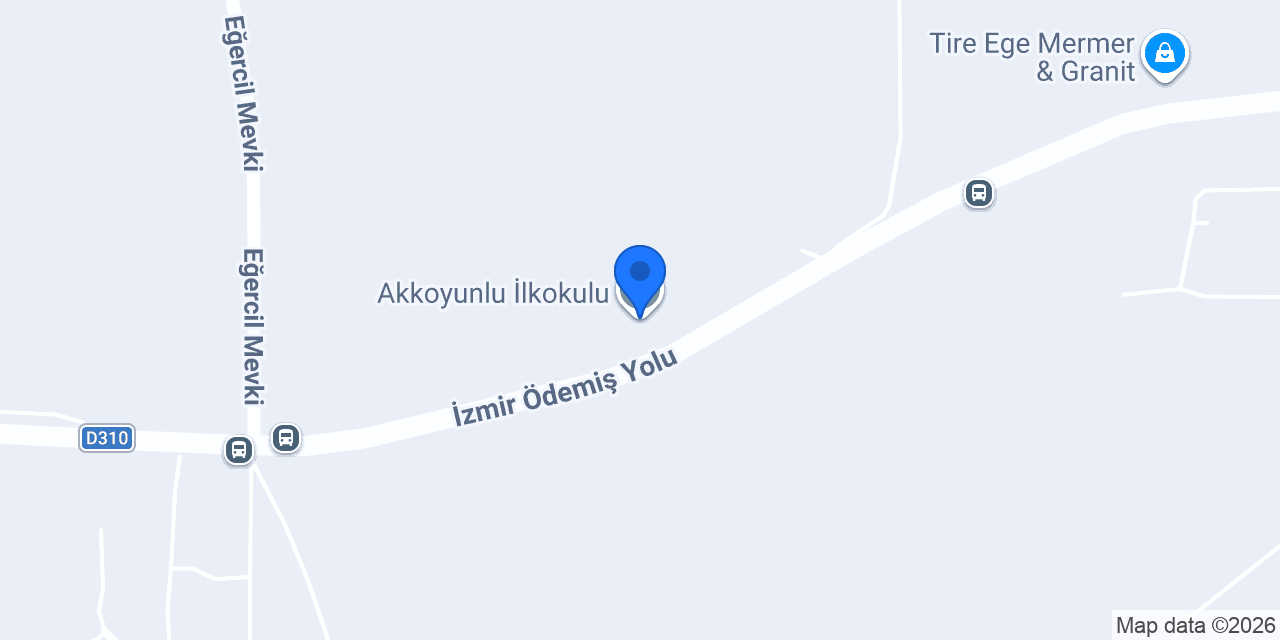 Akkoyunlu İlkokulu konumu