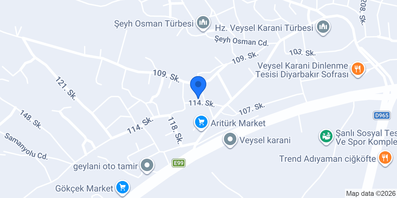 Hüseyni Yapı konumu