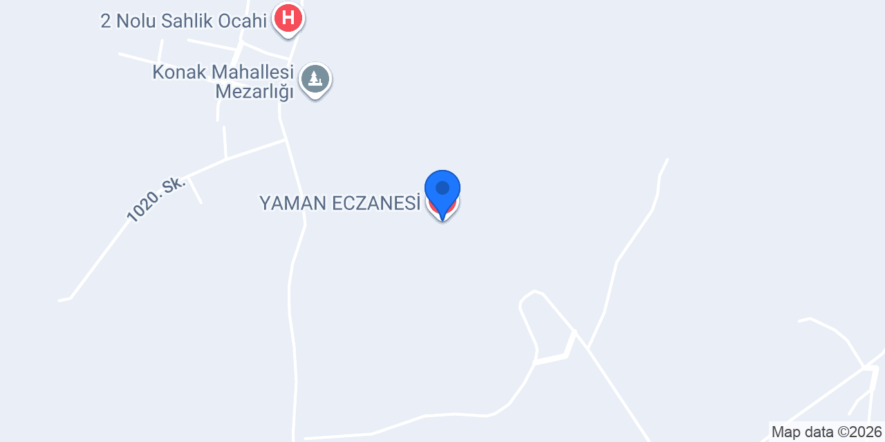 YAMAN ECZANESİ konumu