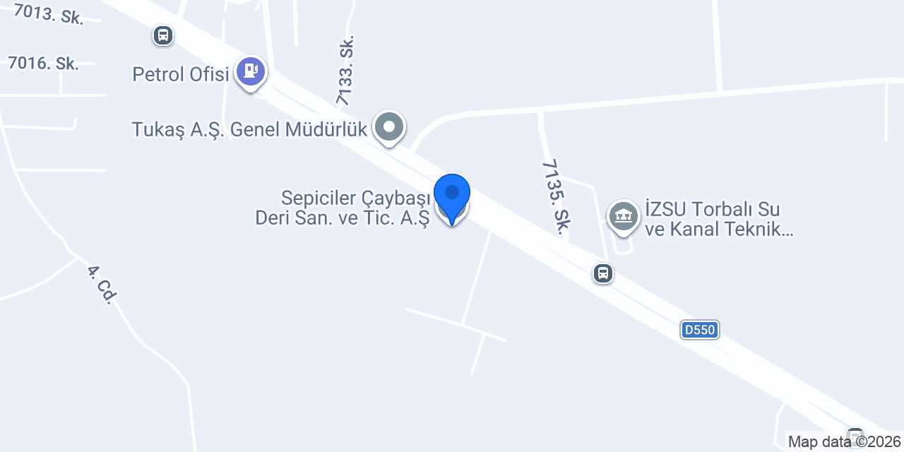 Sepiciler Çaybaşı Deri San. ve Tic. A.Ş. konumu