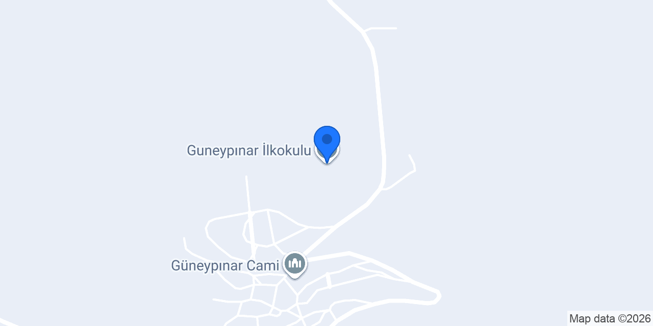 Guneypınar İlkokulu konumu