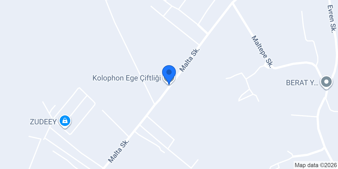 Kolophon Ege Çiftliği konumu