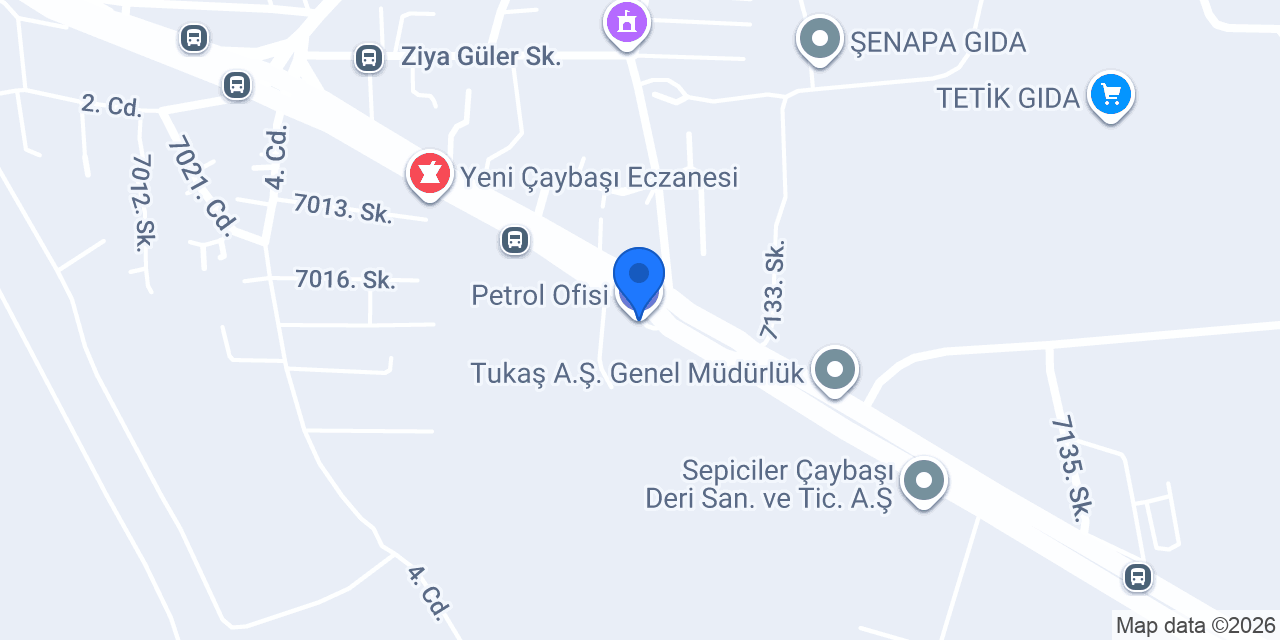 Petrol Ofisi konumu