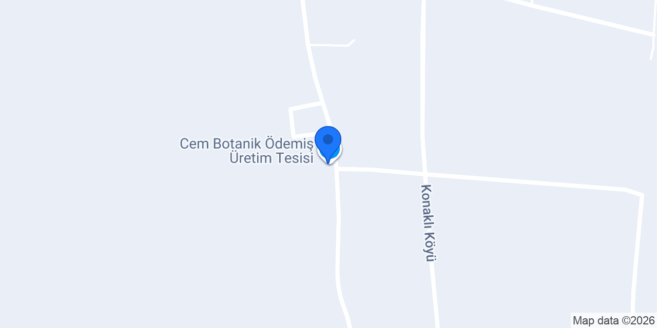 Cem Botanik Ödemiş Üretim Tesisi konumu