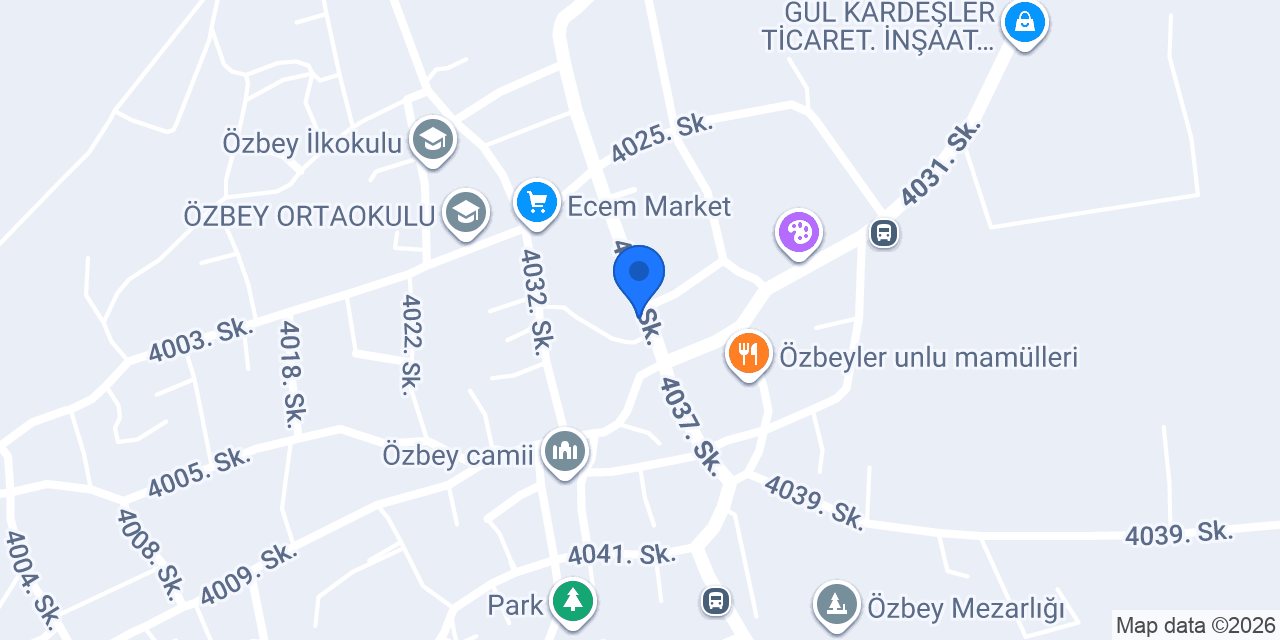 Özbey Eczanesi konumu