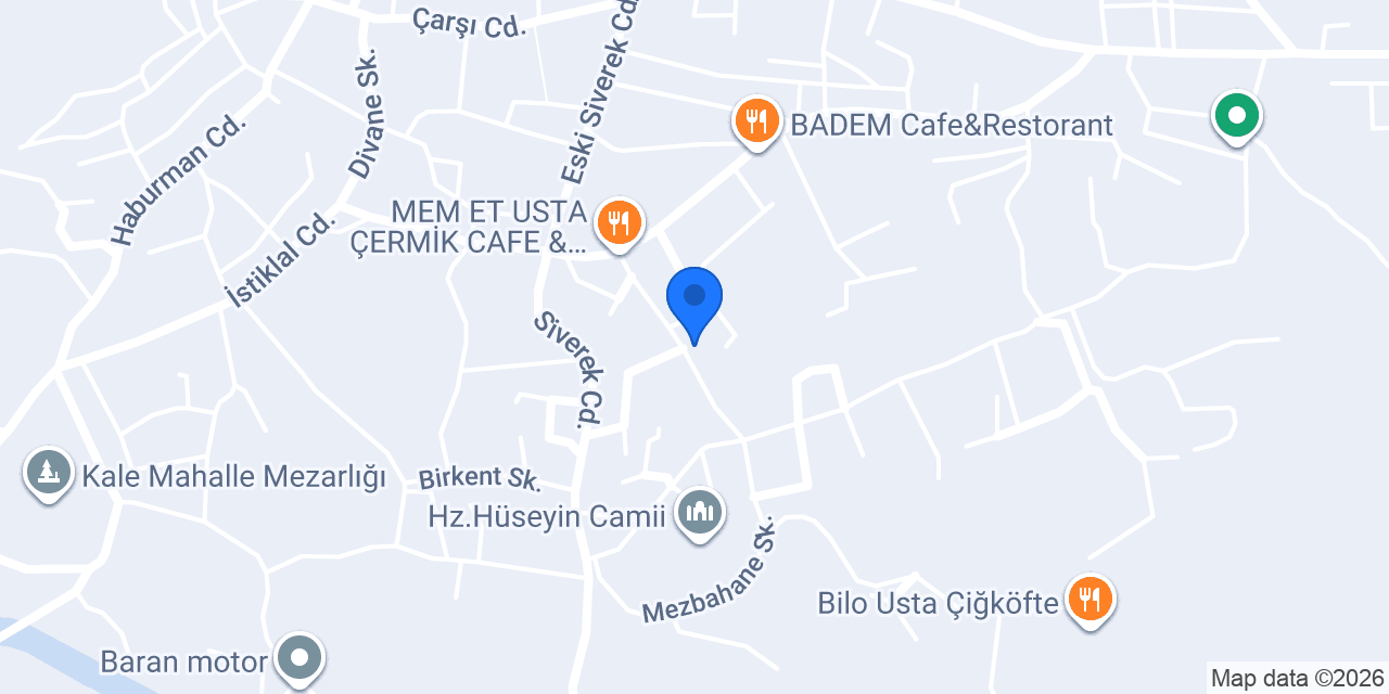 Çermik Akbulut Çiçek Evi konumu