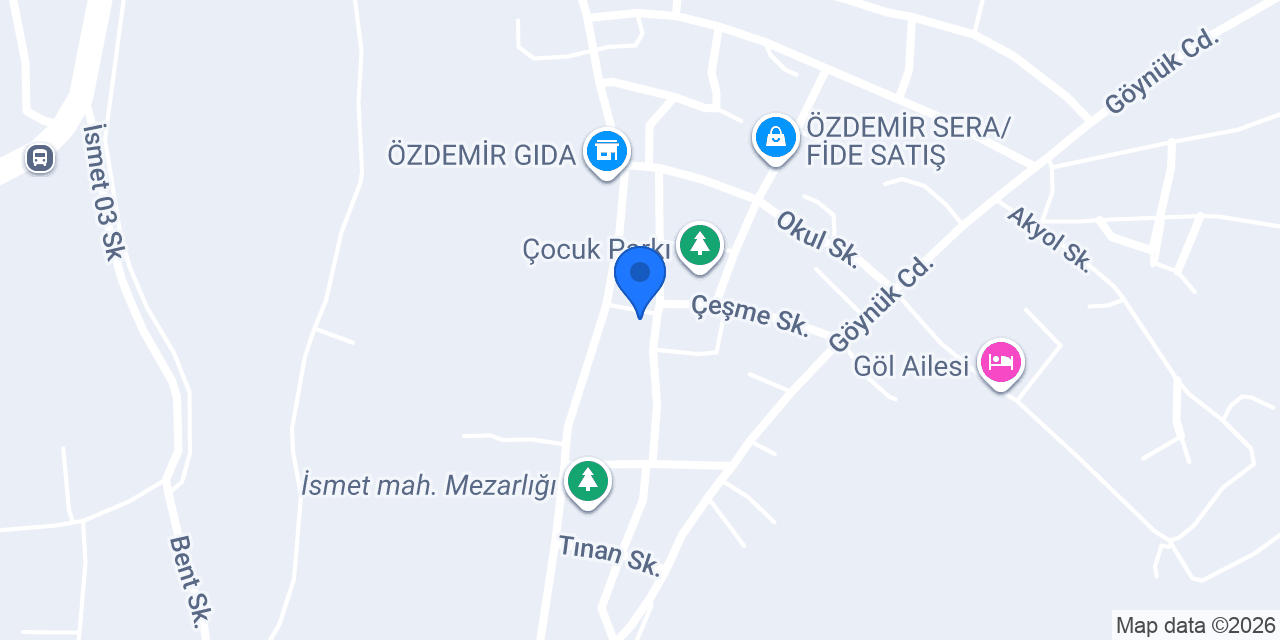 Yahyalı Fidancılık konumu